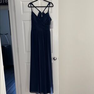 Elegant Navy Blue Dress